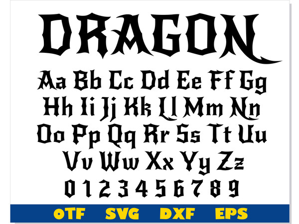 Dragon font ttf svg 111.jpg