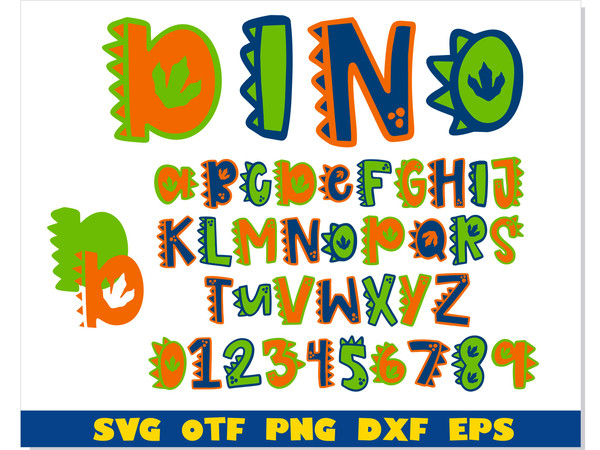 Dinosaur font vector svg 1.jpg