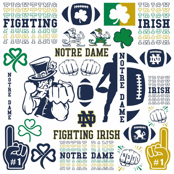 Notre Dame Fighting Irish Vector Logo - Download Free SVG Icon