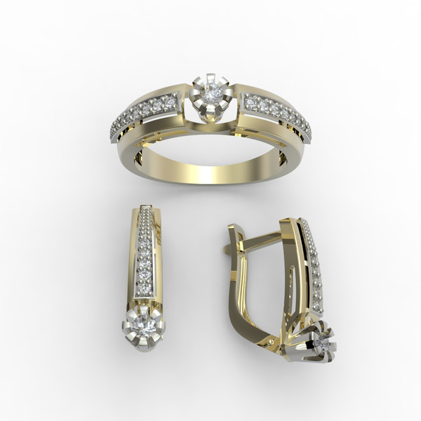 3d model of a jewelry ring and earrings with a large gemstone for printing (1).jpg