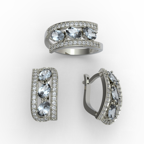 3d model of a jewelry ring and earrings with a large gemstones for printing (2).jpg