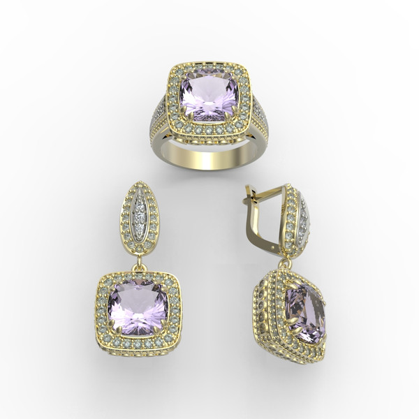 3d model of a jewelry ring and earrings with a large gemstone for printing (1).jpg