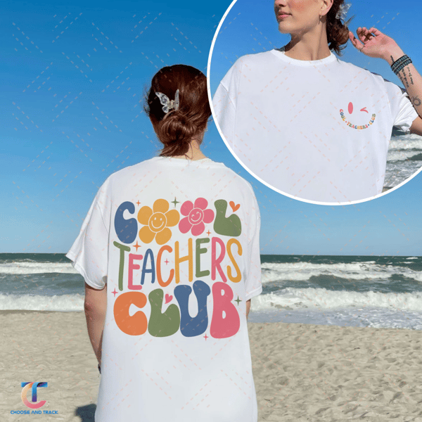 Cool Teachers Club Shirt, Cool Teacher Sweatshirt, Teacher Crewneck Gift, Funny Teacher Shirt, Teacher’s Day Gift - 1.jpg