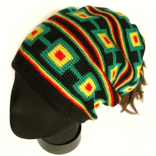 USA Rasta Custom Headband Jamaican Style Rasta Hat Dreadlocks Headband Hair  band