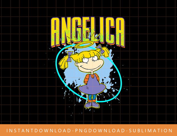 Mademark x Rugrats - Angelica Pickles png, sublimate, digital print.jpg