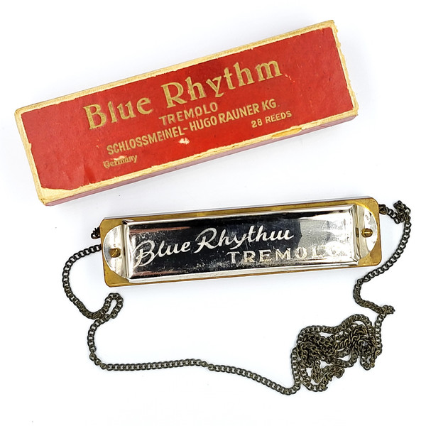 1 Vintage Germany harmonica BLUE RHYTHM Hugo Rauner KG.jpg