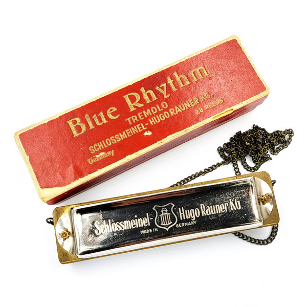 2 Немецкая губная гармошка Blue Rhythm Hugo Rauner KG 1930.jpg