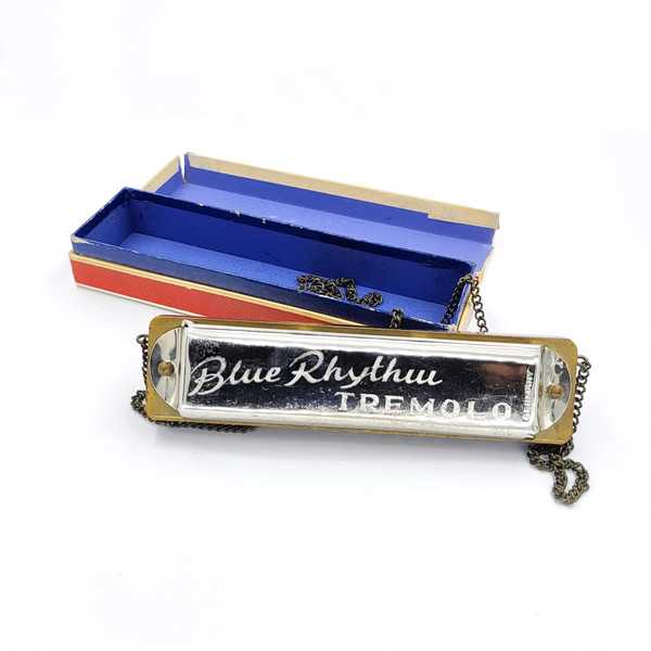 4 Vintage Germany harmonica BLUE RHYTHM Hugo Rauner KG.jpg