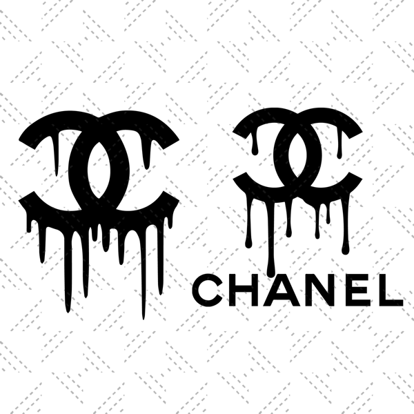 Chanel Drip Logo Svg, Trending Svg, Chanel Logo Svg, Chanel