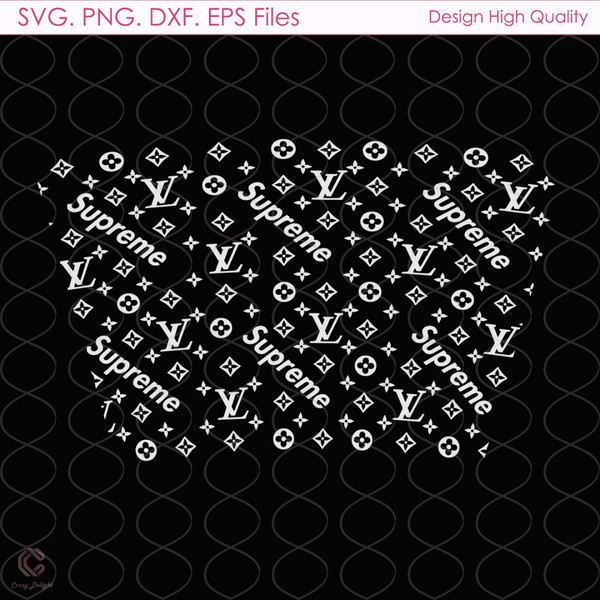 Louis vuitton wrap svg, Png, Dxf, Louis vuitton Pattern svg - Inspire Uplift