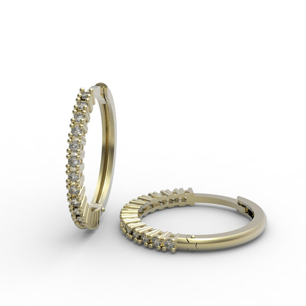 3d model of a jewelry round hoop earrings for printing (1).jpg