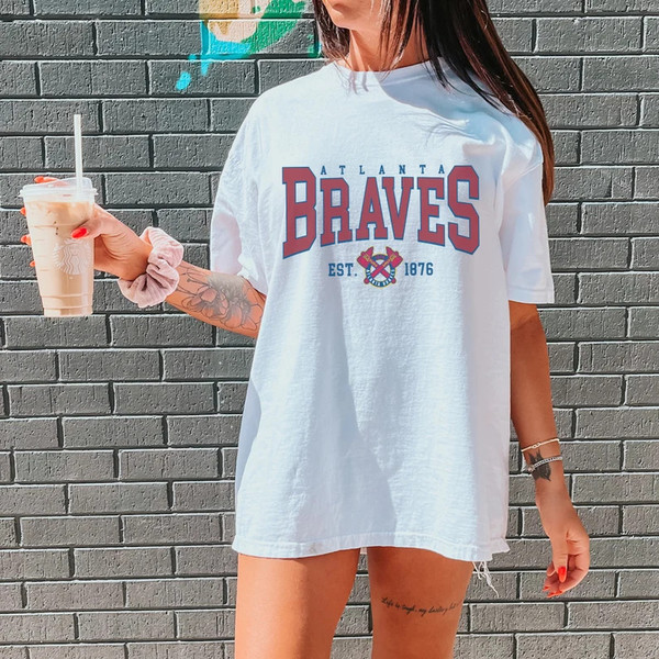 Retro Atlanta Brave Shirt, Braves EST 1871 Shirt, Atlanta Ba