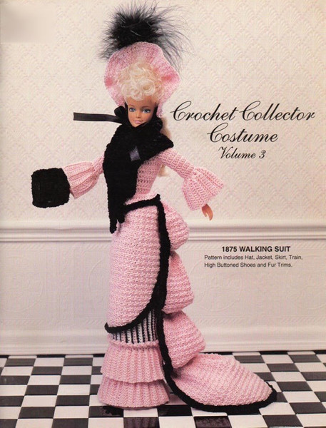 Barbie Gown Crochet pattern - 1875 Walking Suit.jpg