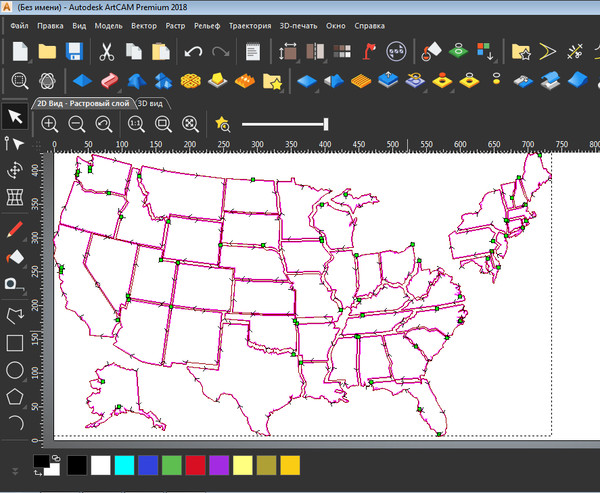 Puzzle USA Map vector for CNC laser 5.png
