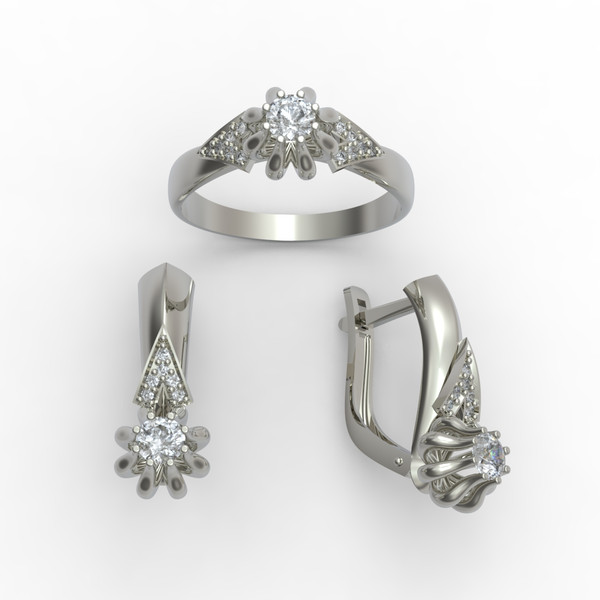 3d model of a jewelry ring and earrings with a large gemstone for printing (2).jpg