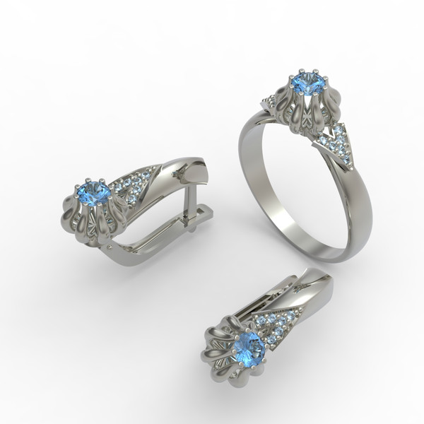 3d model of a jewelry ring and earrings with a large gemstone for printing (3).jpg