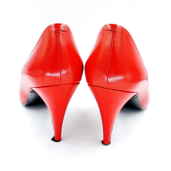 12 Vintage Womens Shoes USSR red RODAN Italy.jpg