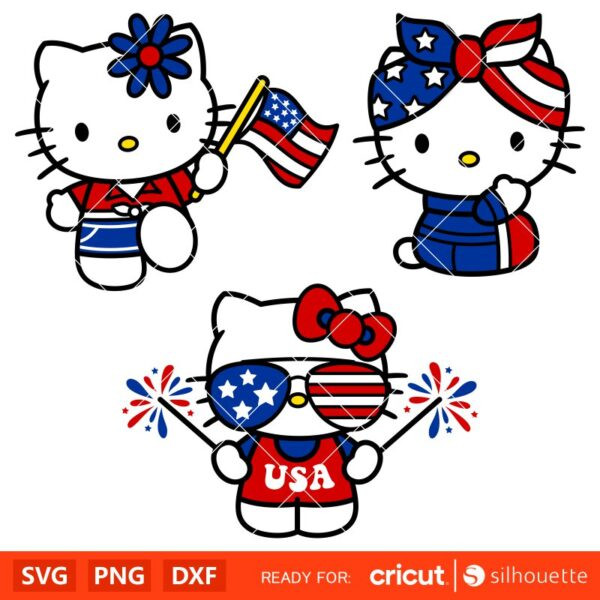 patriotic hello kitty wallpaper