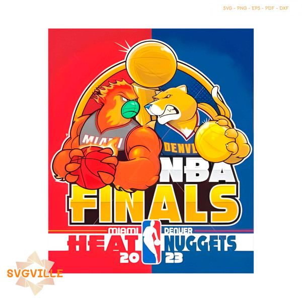 Denver Nuggets 2023 NBA Finals Champions PNG Silhouette Files