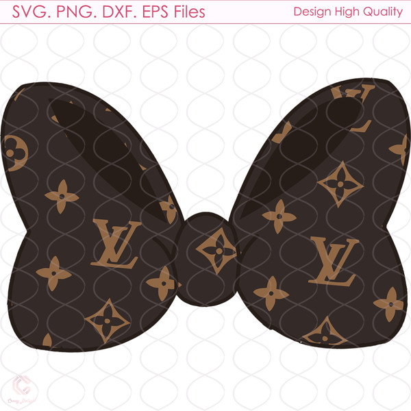 LV Ribbon Logo Svg, Ribbon Logo Svg, Logo Svg, LV Logo Svg - Inspire Uplift