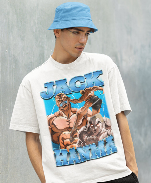 Jack Hanma Baki the Grappler - Jack Hanma Baki The Grappler - T-Shirt