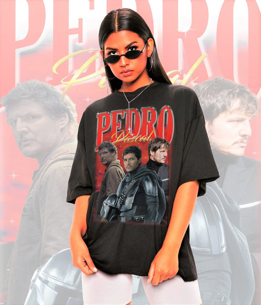 Retro Pedro Pascal Shirt-pedro pascal crewneck,pedro pascal sweatshirt,pedro pascal hoodie,pedro pascal 90s shirt,pedro pascal vintage shirt - 1.jpg
