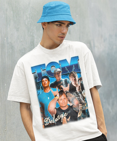 TOM DELONGE Vintage Shirt, Tom DeLonge Homage Tshirt