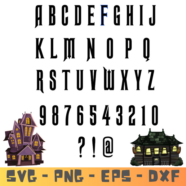 Haunted Mansion fonts svg and png.png