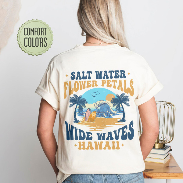 Trendy Surf Shirt Coconut Girl Hawaii Shirt Ocean Beach T Shirt
