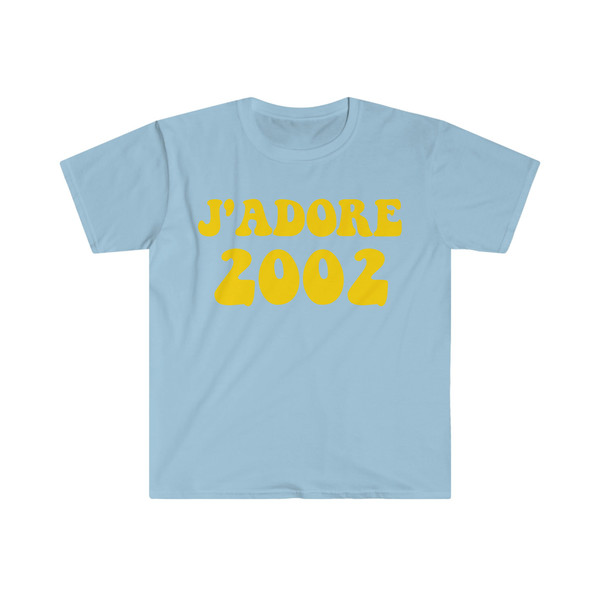 J'adore 2002 Baby tee, Y2K Aesthetic Crop Top 2000s Inspired Tee, Y2K Slogan Graphic T-Shirt , Gift For Her - 5.jpg