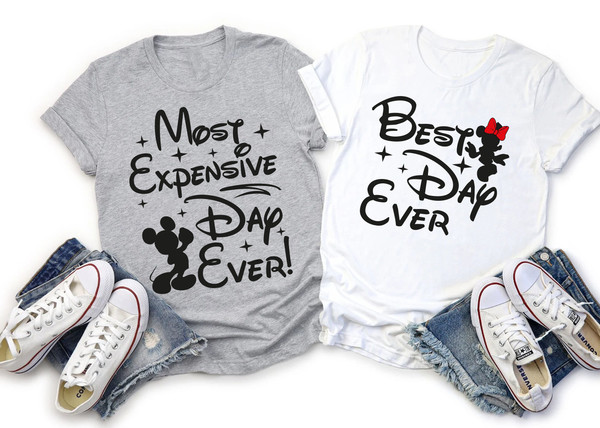 Best Day Ever Matching Shirt Set, Most Expensive Day Ever Shirt Set, Couples Shirt Set, Disney Matching Shirt, Disney Cruise, Valentine 2023 - 1.jpg