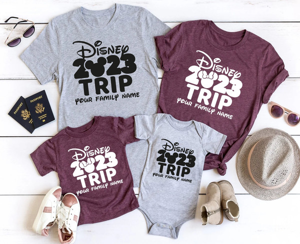 Customize Family Trip 2023 Shirt, Mouse Shirt, Family Vacation Tee, Customize Gift Tee, Disney Shirt - 1.jpg