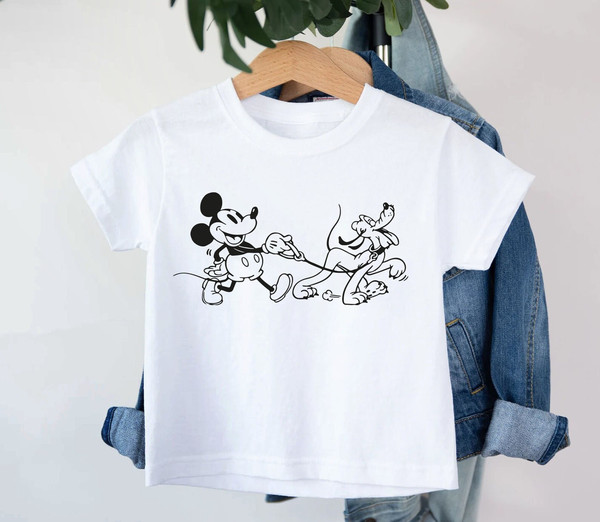 Mickey Mouse Shirt, Mickey and Pluto, Dog Lovers Shirt, Disney Dogs Shirt, Disneyland Shirt, Disney Shirt, Disney World Shirt, Matching - 1.jpg