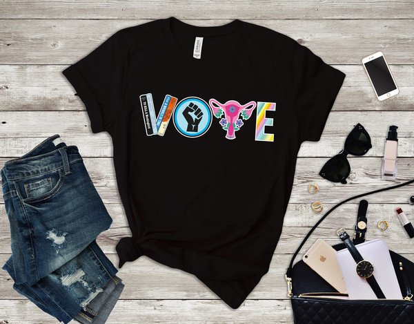 Vote Shirt, Banned Books Shirt, Reproductive Rights Tee, BLM Shirts, Political Activism Shirt, Pro Roe V Wade, Election Tshirts, LGBTQ Shirt - 1.jpg