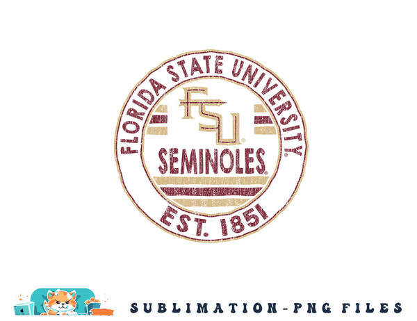 Logo Brands Seminole Logo/Stacked FSU Tribal Pattern Slim Can