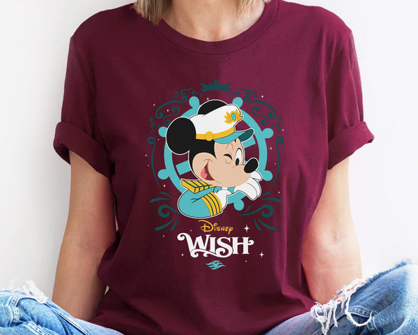 Cruise Mickey Mouse Disney Wish Shirt Cruise White XL Hoodie | Clothing Class