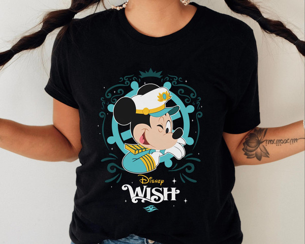 Cruise Mickey Mouse Disney Wish Shirt Cruise White XL Hoodie | Clothing Class