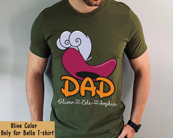 Custom Captains Hook Peter Pan Disney Villains Dad Shirt  Father's Day Gift  Disney Dad Shirt  Dad Son Daughter  Personalized Nickname - 1.jpg
