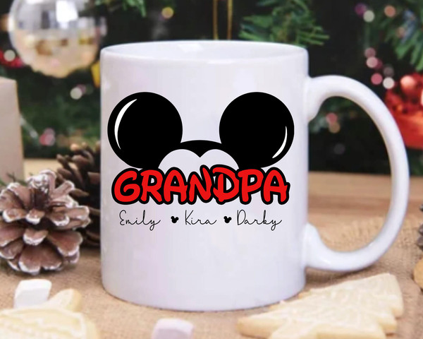 Personalized Mickey Mouse Mug, Custom Name Mickey Mouse Mug, Gift