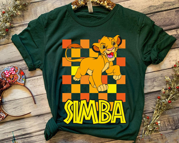 Disney Simba Checkerboard Shirt  Disney The Lion King T-shirt  Disney Birthday  Walt Disney World  Disneyland Trip  Magic Kingdom Tee - 4.jpg