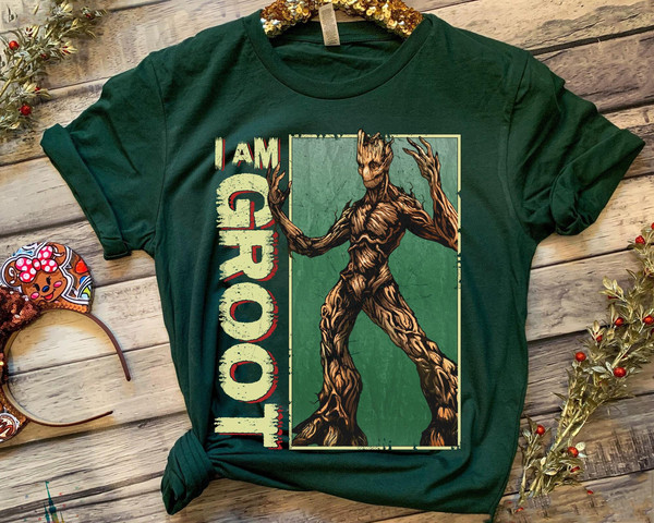 I Am Groot T-shirt / Galaxy Uplift Guardians Of - The Inspire Vo