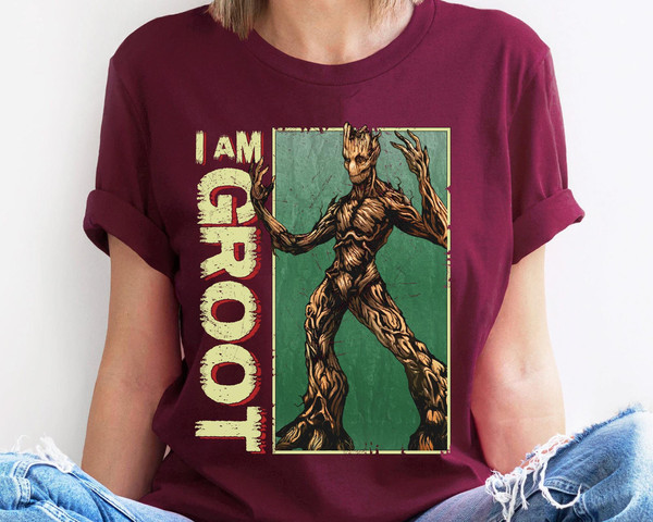 Galaxy - Guardians / The I Groot T-shirt Inspire Am Uplift Of Vo