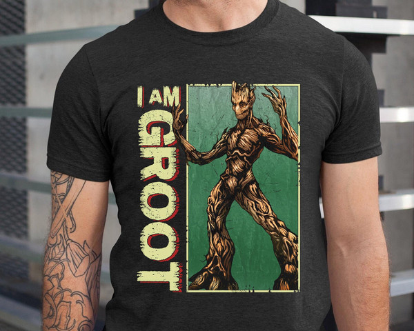 I Am Groot T-shirt Guardians The Galaxy Uplift - Inspire Of / Vo