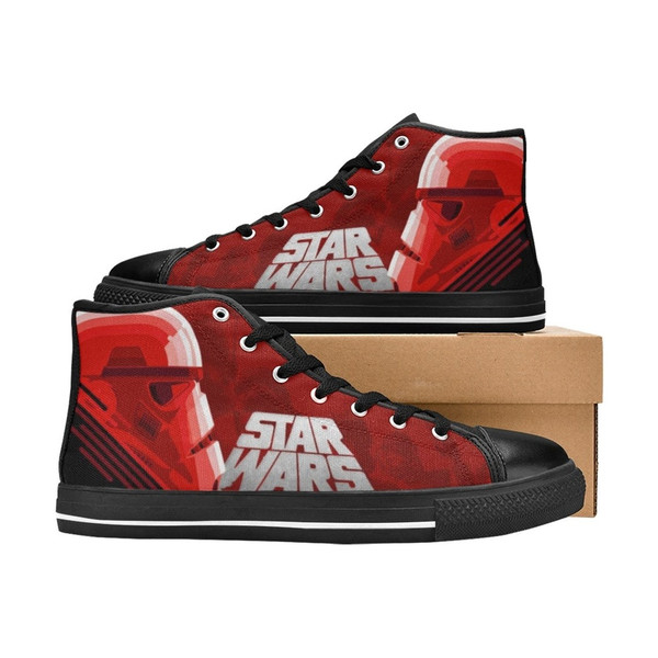 Star Wars Storm Troopers High Canvas Shoes for Fan, Women and Men, Star Wars Storm Troopers High Canvas Shoes, Star Wars