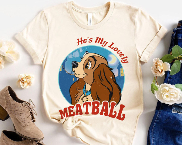 Lady and The Tramp Couple Matching Shirt  He and She Shirt  Disney Valentine's Day T-shirt  Disneyland Happy Valentine Outfit - 4.jpg