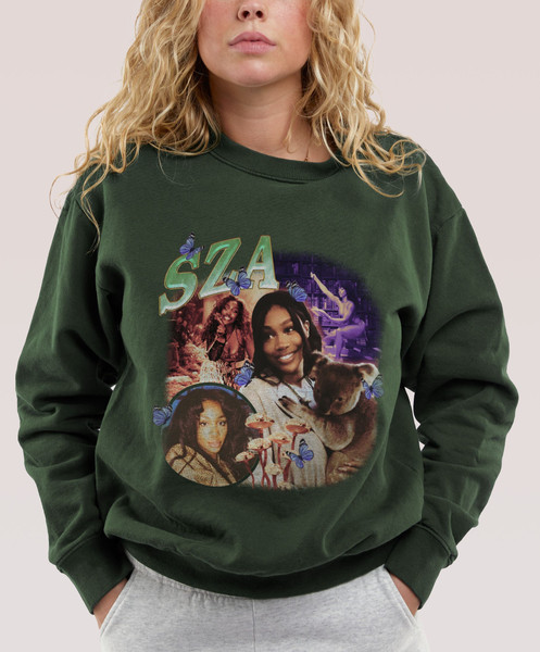 SZA Sweater Merch - 90s Vintage Sweater - Ctrl Good Days - Retro R&B Sweatshirt - Bootleg Style Rap Jumper - Unisex Crew Neck Sweater - 1.jpg