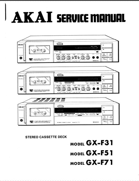 AKAI GX-F31 GX-F51 GX-F71 Service Manual .png