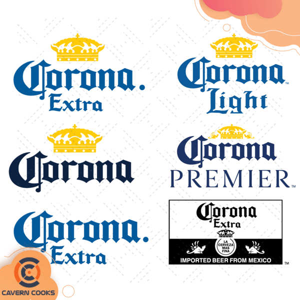 corona beer logo vector