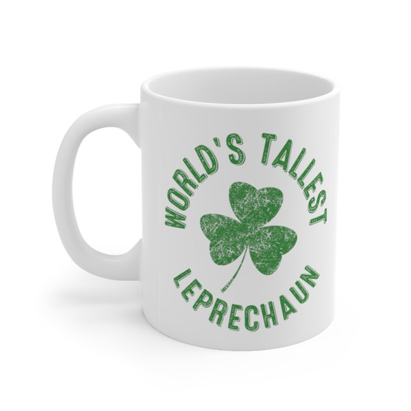 World's Tallest Leprechaun Coffee Mug  Microwave and Dishwasher Safe Ceramic Cup  Irish St Patrick Day Shamrock Tea Hot Chocolate Gift - 5.jpg