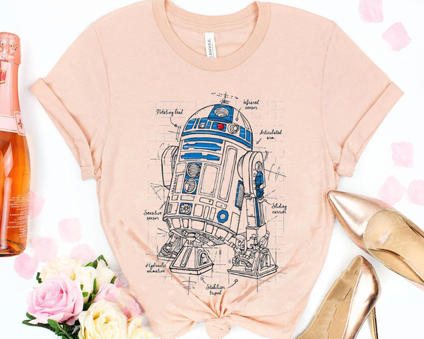 Star Wars R2-D2 Astromech Droid Schematic The Last Jedi Shirt Star Wars Day 2023 T-shirt  May the 4th  Galaxy's Edge  Walt Disney World - 5.jpg